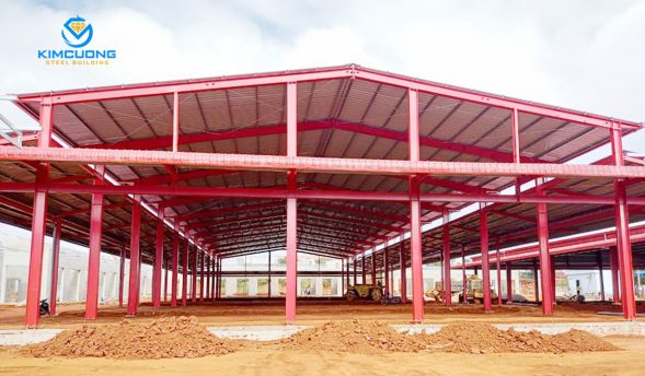Nhà chợ Đắk Lắk - Kim Cương Steel - Công Ty Cổ Phần Cơ Khí Và Xây Lắp 250 Phủ Quỳ